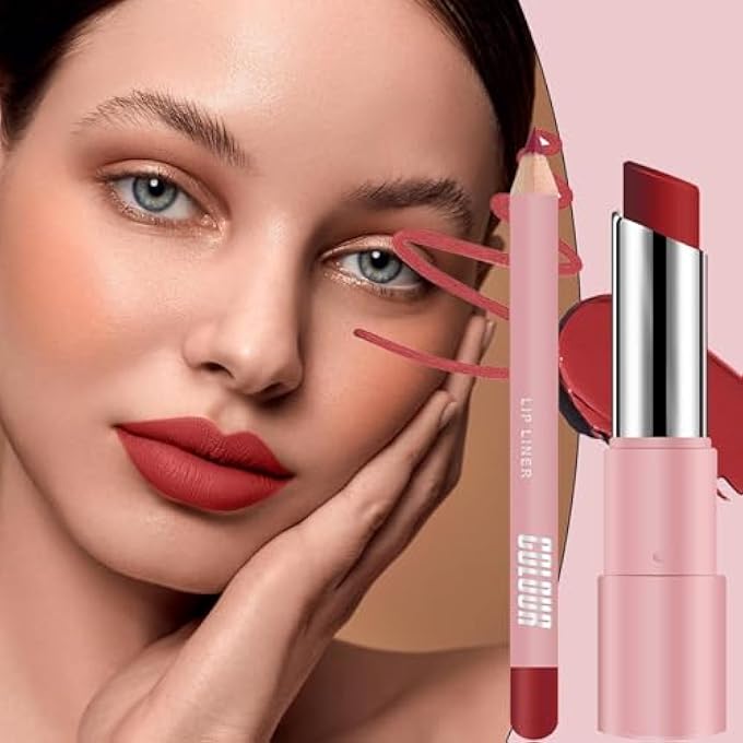 Colour MOISTURIZING TINTED LIP BALM, WATERPROOF LIP STAIN LINER, NON-STICKY NOURISHING MATTE BALM FOR CHAPPED MOUTH YOUTH MOTHER WOMEN NIGHT REPAIR - Image 3
